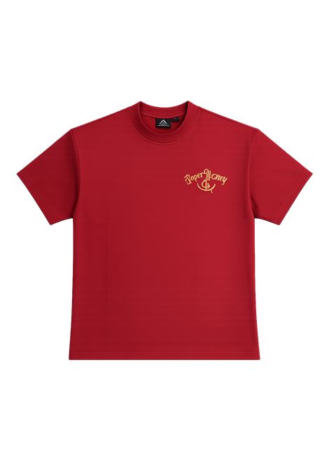 T-shirt con stampa PAPER MONEY | YACHT CLUB SHIRTBURGANDY